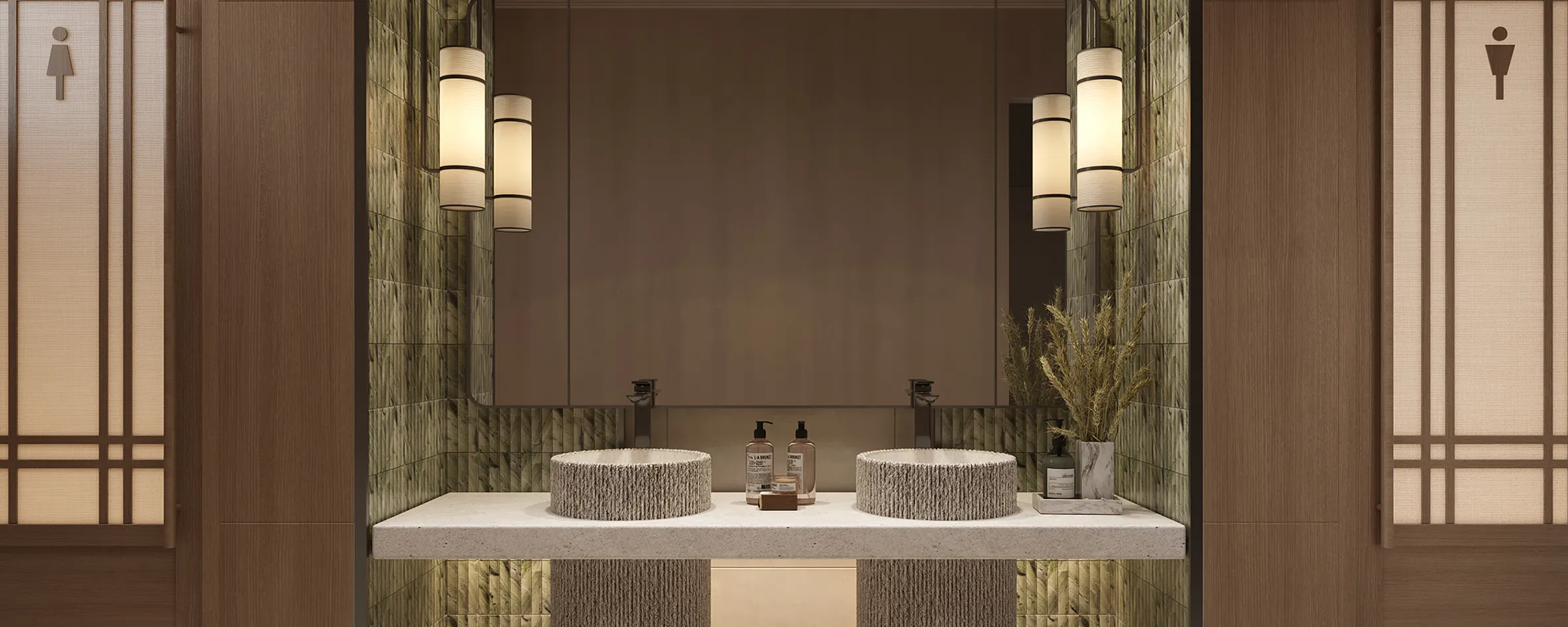 Onsen clubhouse & Yamaki park